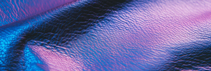 Poster - Violet purple leather with coarse grain showcasing cool lighting effects for creative backgrounds