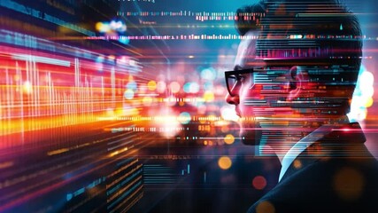 Poster - Innovative technology and digital landscapes enhance modern business environments