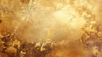 Leinwandbilder - Captivating abstract background featuring a mesmerizing metallic texture with shimmering golden hues lavish ornamental details and a dreamlike ethereal atmosphere