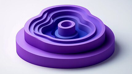 Aufkleber - Dynamic fluid shapes abstract studio 3d design modern environment close-up view visual exploration
