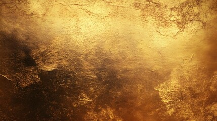 Leinwandbilder - Dramatic and Captivating Abstract Golden Grunge Textured Background with Intricate Patterns Luxurious Metallic Sheen and Granular Gritty Surfaces  Evoking a Sense of Opulence Elegance