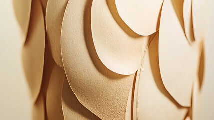 Poster - Dynamic layered design modern studio abstract art indoor close-up creative aesthetics