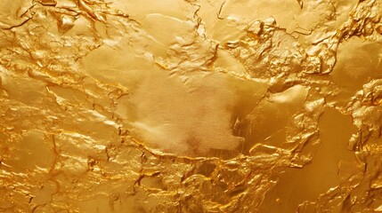 Fototapete - Glimmering golden textured abstract background with a luxurious opulent and sumptuous appearance  The intricate patterns and reflective surfaces create a visually striking and elegant design
