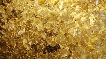 Leinwandbilder - Gorgeous gleaming metallic gold texture abstract background with shimmering sparkling luxurious ornate patterns  Elegant shiny brilliant glamorous and richly decorative composition with a lavish