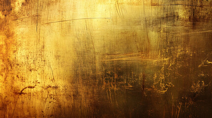 Fototapete - Gorgeous golden grunge texture with a weathered distressed and antique appearance perfect for luxury autumn backdrops and high end creative projects