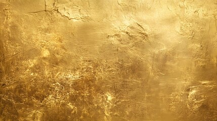 Leinwandbilder - Luxurious Metallic Gold Abstract Textured Background with Shiny Glittering and Ornate Patterns for Elegant and Opulent Design Concepts