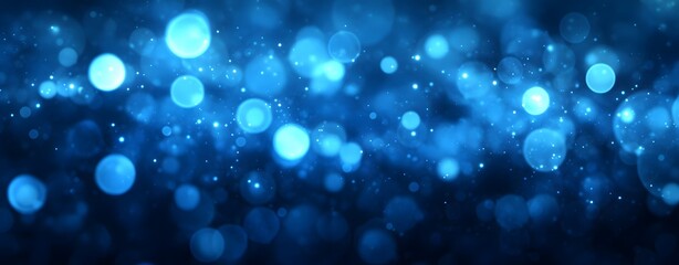 Poster - A sophisticated advanced digital network circuit board, representing future technology. Abstract blue circuit board background with a modern technology and digital concept. Big data technology concept