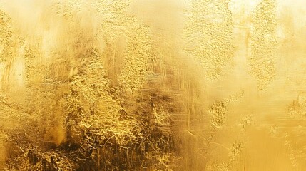Aufkleber - Mesmerizing abstract background with a textured golden glitter surface that radiates an opulent luminous and dazzling glimmering effect  The vibrant metallic hues and granular