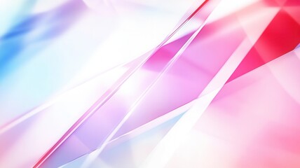 Poster - Pink and blue gradient abstract background with diagonal shapes and light effects creating a dynamic and modern composition