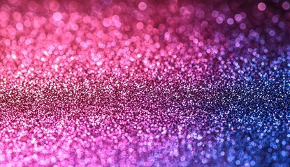 Poster - A colorful abstract background featuring shimmering pink and blue glitter. This vibrant design adds a magical essence to any creative project.