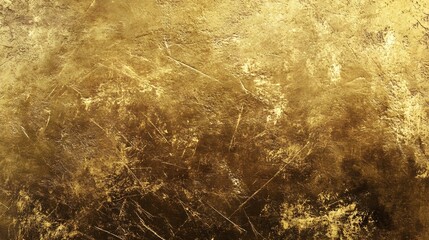 Leinwandbilder - Shimmering Golden Metallic Abstract Textured Surface Background with Granular Patterns and Glittering Reflective Accents Ideal for Luxury Elegance and Opulent Design Concepts