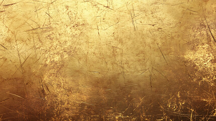 Poster - Stunning Metallic Abstract Texture Background with Vintage Aged Grunge Effect  Beautiful Antique Distressed Cracked Scratched Golden Bronze Rusty Industrial Art Design Pattern Surface Material