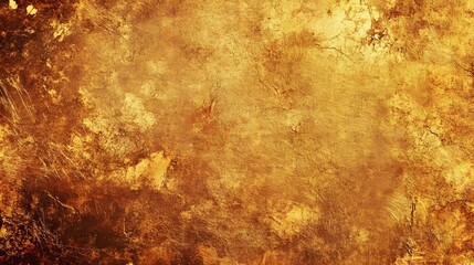Aufkleber - Warm and textured abstract grunge background with fiery autumn tones featuring a vintage weathered and distressed surface with a rustic earthy and organic feel  This image could be used as a backdrop