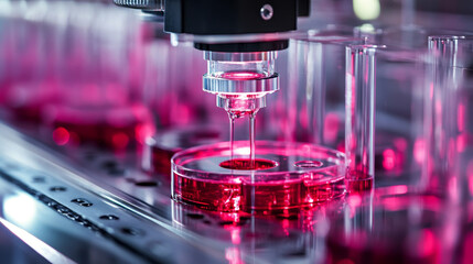 Poster - Bioprinting equipment creating organ prototypes in lab