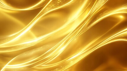 Poster - Glowing golden circle with bokeh effect. 3d rendering