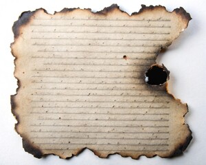 Poster - Burnt Paper Texture for Business Communication and Document Design