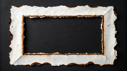 Poster - Burnt Edges Paper Frame for Business and Creative Presentation