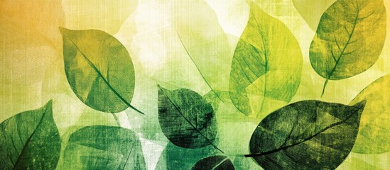Aufkleber - green leaves with stripes texture in a nature-inspired background for fresh and vibrant aesthetic de