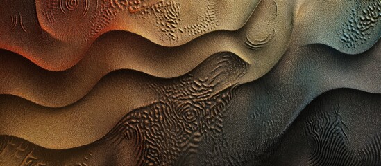 Wall Mural - Abstract Wavy Textured Background for Artistic and Interior Design Applications