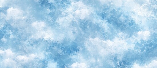 Wall Mural - serene blue sky with soft, fluffy clouds creating a tranquil and calming atmosphere perfect for back