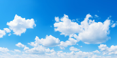 Wall Mural - blue sky with white cloud background. white cloud with blue sky background.