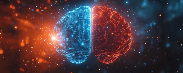 Poster - Fusion of half digital brain and biological brain