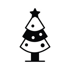 Sticker - Check this beautiful xmas tree icon in trendy style, ready to use