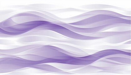 Poster - Seamless Pastel Lavender, 3D Low Profile, Delicate Gentle Light Wave Texture Pattern Background