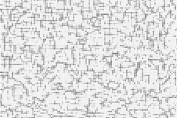 Fototapete - Grunge halftone vector print background. Retro pixelated backdrop. Vector illustration.
