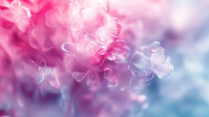 Aufkleber - Abstract Pink and Blue Fluid Art Background