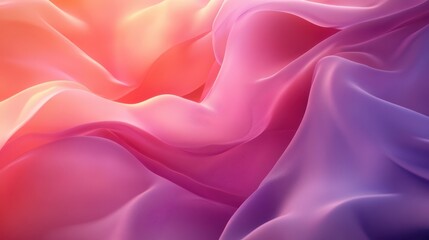 Poster - Abstract Pink Purple Fabric Drape Texture Background