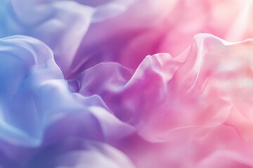 Poster - Pastel Draped Fabric Texture with Lace Detail