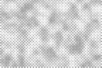 Poster - Black and White Dots, Halftone effect. Gradient background. 