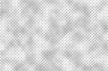 Poster - Black and White Dots, Halftone effect. Gradient background. 