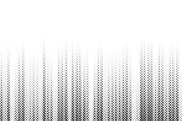 Fototapete - Triangular Halftone Texture Retro wave Vector Geometric Technology Abstract Background. Half Tone Triangles Retro Colored Pattern. Minimal 80s Style Dynamic Tech Structure Wallpaper