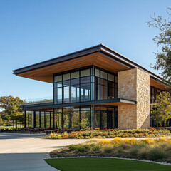 modern clubhouse architecture