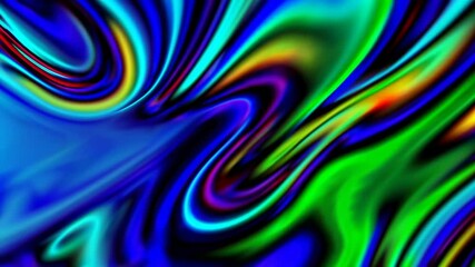 Aufkleber - Vibrant abstract swirl with bold colors and dynamic movement, contemporary art concept