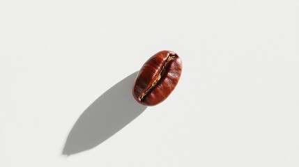 Wall Mural - Single Coffee Bean, Studio Lighting, Close-up, Food Photography