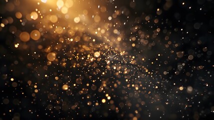 Aufkleber - Macro shot of snowflakes glowing under soft light, cinematic detail