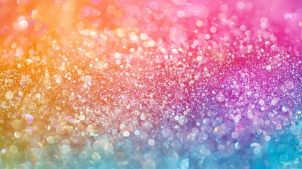 Poster - A captivating array of color emerges as vibrant shades blend seamlessly, creating a dreamy, abstract gradient. This enchanting noise effect evokes a sense of depth and texture, inviting exploration