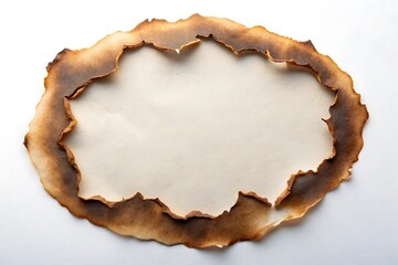 Poster - Burnt Edge Paper Frame: A Unique Design Element for Business Projects