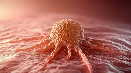 Poster - Captivating Microscopic Masterpiece A Stunning Visualisation of the Intricate Cellular Structure Revealing the Hidden Wonders of the Microscopic World
