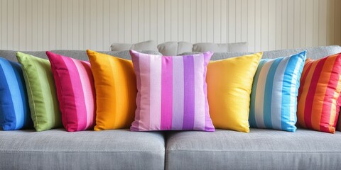 Wall Mural - Colorful pillow arrangement