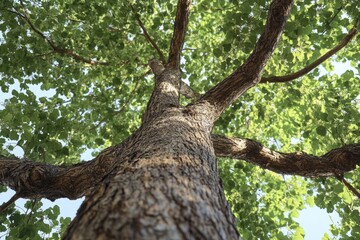 Poster - Tall Tree with Green Leaves