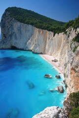 Wall Mural - Sandy Beach with Cliff