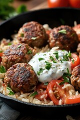 Wall Mural - Meatball Skillet