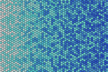 Wall Mural - abstract modern background hexagons texture snake scales, honeycomb gradient colors, vector template