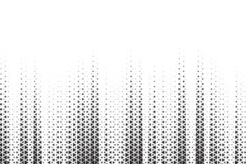 Aufkleber - triangular halftone texture retro wave vector geometric technology abstract background. half tone tr