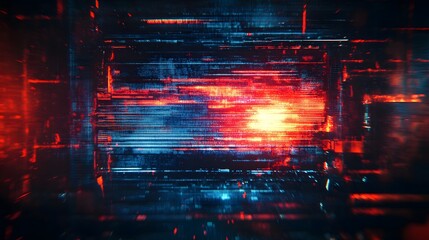 Aufkleber - Stunning futuristic cityscape with glowing neon lights advanced digital architecture and a captivating sci fi atmosphere  This vibrant colorful and moody evokes a sense of a high tech innovative