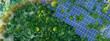 © Dee karen - Solar panels installed in the green forest, clean alternative energy concept, sustainable energy, environment, solar power, generator